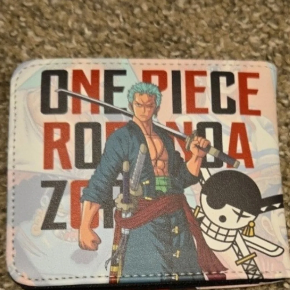 New one piece anime manga leather wallet